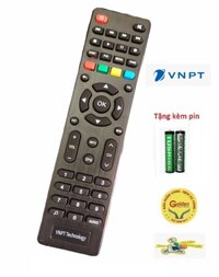 Điều khiển đầu VNPT TECHNOLOGY zin theo máy - Tặng kèm pin - Remote VNPT - Remote đầu thu truyền hình kỹ thuật số VNPT Technology loại tốt theo máy - Bảo hành 3 tháng