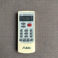 Điều khiển điều hòa aikibi nút đỏ, Remote máy lạnh aikibi hàng zin theo máy
