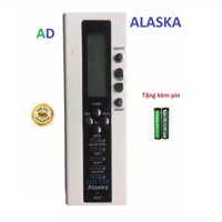Điều khiển điều hòa ALASKA mặt đen viền trắng loại tốt - tặng kèm pin - Remote điều hòa ALASKA Hàng tốt thay thể khiển zin