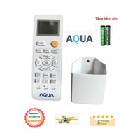 Điều khiển điều hòa AQUA nguyên hộp để zin  loại tốt chất lượng cao - Tặng kèm pin chính hãng - Remote Aqua