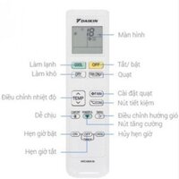 Điều khiển điều hòa daikin ( Kèm ảnh thật )