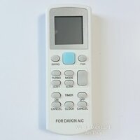 Điều Khiển Điều Hoà DAIKIN nút nguồn xanh nhạt