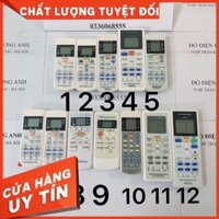 ĐIỀU KHIỂN ĐIỀU HÒA PANASONIC CÁC ĐỜI