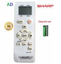 Điều khiển điều hòa Sharp EA CRMC-A907JBEZ loại tốt thay thế mã khiển zin theo máy - Tặng kèm pin - Remote Sharp - Remote máy lạnh Sharp EA CRMC-A907JBEZ dùng cho 1 chiều và 2 chiều - Bảo hành 3 tháng