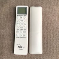 Điều khiển điều hòa sumikura mẫu dài màu hình lá, Remote máy lạnh sumikura hàng tốt, Tặng kèm pin