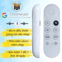Điều khiển giọng nói cho đầu thu Google chromecast 4K 2020 hàng chính hãng