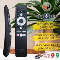 Điều khiển giọng nói tivi AQUA, Remote tivi AQUA có giọng nói hàng loại 1