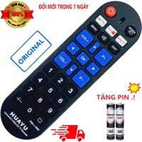 Điều khiển Huayu RM- L1600 TV đa năng tương thích các dòng LCD/LED của Samsung-Philips-Panasonic-Sony-LG + TẶNG KÈM PIN