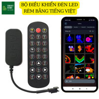 Điều Khiển LED rèm, Đèn Led Đuổi Cảm Biến Âm Thanh Lập Trình Chạy Chữ 5V -24V