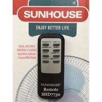 ĐIỀU KHIỂN QUẠT ĐIỀU HOÀ HƠI NƯỚC SUNHOUSE SHD7730 SHD7727 SHD7710 SHD7724 shd7774