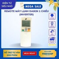 Điều khiển, remote dùng cho điều hòa máy lạnh Daikin 1 chiều (Inverter)