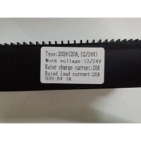 Điều khiển sạc PWM 12-24v 10A 20A LCD USB