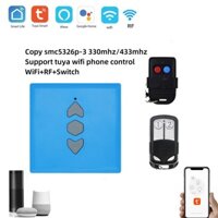 ĐIỀU KHIỂN SAO CHÉP LỆNH GẮN TƯỜNG WIFI CHO RÈM ĐIỆN MÀN CHIẾU SMARTLIFE TUYA 270-868MHZ