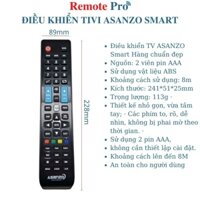 Điều khiển tivi asanzo smart - remote tv asanzo (giống samsung) hàng chuẩn đẹp