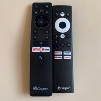 Điều khiển tivi Casper giọng nói chính hãng, Remote casper Smart TV thông minh có voice, Hàng mới, móc capper