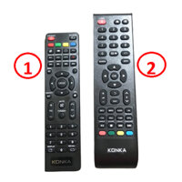Điều khiển tivi konka smart loại to và nhỏ hàng chính hãng mới, Tặng kèm pin AAA