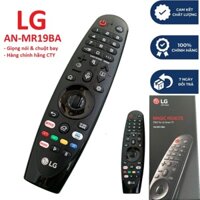 Điều khiển tivi LG giọng nói chính hãng AN-MR19BA hàng Cty, Remote lg tv thông minh chuột bay MR19 hộp đen sx tại Korea