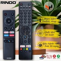 Điều khiển tivi Rindo giọng nói, remote giọng nói tivi rindo hàng loại 1