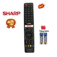 Điều khiển tivi Sharp chính hãng có giọng nói remote tv sharp smart 4k thông minh 43inh 55inh 65inh GB346WJSA