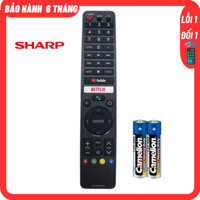 Điều khiển tivi SHARP giọng nói kèm Pin remote tivi