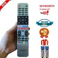 Điều khiển tivi Skyworth giọng nói Hàng mới chính hãng - [ BH đổi mới, tặng kèm pin ] remote tivi skyworth có giọng nói