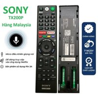 Điều khiển tivi Sony giọng nói RMF-TX200P hàng Malaysia, remote tv sony thông minh tx200p các dòng 4k,smart,bravia