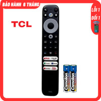 Điều Khiển Tivi TCL giọng nói hàng xịn kèm Pin - Remote tivi TCL giọng nói