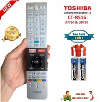 Điều khiển tivi Toshiba CT-8516 Smart TV đa năng các dòng U7750 U9750 CT-8514, remote tivi toshiba