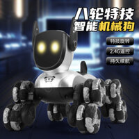 Điều khiển từ xa bằng điện Tám bánh xe đóng thế con chó cơ khí con chó Robot thông minh