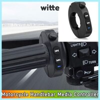 Điều khiển từ xa Bluetooth WITTE, Cuộc gọi rảnh tay Bộ điều khiển tay lái xe máy từ xa thông minh, Công tắc bánh lái có thể sạc lại chống nước