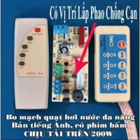 Điều khiển từ xa cho quạt hơi nước, phun sương, điện áp 220V-200w rất tiện dụng