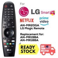 Điều khiển từ xa ma thuật LG AN-MR20GA CHÍNH HÃNG với giọng nói và con trỏ Netflix prime video AN MR20GA AKB75855505