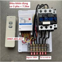 Điều khiển từ xa máy rửa xe, bơm nước tưới tiêu 3 pha 380V, 1 pha 220V 1000m công suất lớn