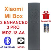 Điều khiển từ xa Mi Box 3 nâng cao pro mdz-18-aa (micro điều khiển bằng giọng nói-pin Bluetooth-donate)