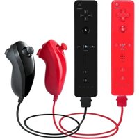 Điều khiển từ xa Nintendo Wii Console Bộ điều khiển tay cầm chơi game không dây Nunchuck Điều khiển từ xa Cần điều khiển