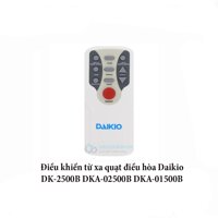 Điều khiển từ xa quạt điều hòa Daikio DKA-02500B - chính hãng
