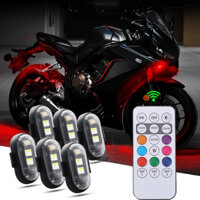 Điều khiển từ xa RGB LED Máy bay nhấp nháy Đèn xe máy Đèn LED Vị trí đèn Flash Đèn không dây Máy bay Máy bay trực thăng Đèn cảnh báo