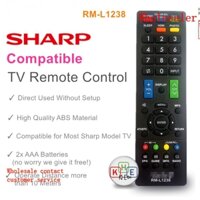 Điều Khiển Từ Xa sharp rm-l1238 Cho Nhiều Loại sharp lcd / led tv Với Nút 3d