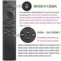 Điều khiển từ xa TV năng lượng mặt trời Bluetooth thông minh Samsung BN59-01380A BN59-01380FLED QLED OLED 4K 8K UHD TV BN59-01385a BN59-01363L