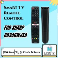 Điều khiển từ xa TV SHARP cho GB326WJSA GB346WJSA GB238WJSA GB005WJSA GJ221C Android TV Smart TV Netflix YouTube