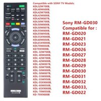 Điều khiển từ xa TV SONY RM-GD030 cho GD023 GD033 RM-GD031 RM-GD032 RM-GD026 RM-GD027 RM-GD028 RM-GD029 Điều khiển từ xa TV KDL55X9000B KDL60W850B KDL65X9000B