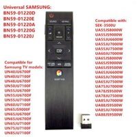 Điều khiển từ xa tv thông minh SAMSUNG BN59-01220D BN59-01220E BN59-01220A BN59-01220G BN59-01220J UA85JU7000W UA88JS9500W UN40JU6700F UN40JU7100F UN48JU6700F UN50JU7100F UN55JU6700F UN55JU670DF