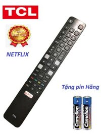 Điều khiển TV TCL loại dài dẹt smart internet chính hãng có nút NetFlix ở dưới cùng - tặng kèm pin chính hãng - Remote TV TCL dài dẹt chính hãng - Đầu bấm TV TCL chính hãng NetFlix loại tốt zin theo máy