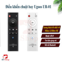 Điều khiển Ugoos UR-01 Bluetooth có chuột bay, giọng nói, tương thích với Xiaomi Mibox 4K , Mibox S, Android TV