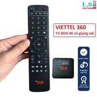 Điều khiển viettel Smart TV BOX Android 4k có giọng nói chính hãng, remote tv box 360 - Hàng mới