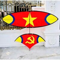 Diều Sáo Cờ Đỏ Sao Vàng Diều full Cacbon Cao Cấp 1m5-1m7-2m-2m5-3m Cực Đẹp Có Sắn Dây Lèo