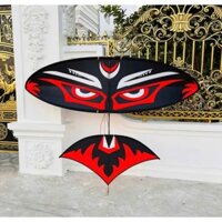 Diều Sáo Hình Mắt Cú Đen Diều Full Cacbon Đủ Kích Thước 1m5-1m7-2m-2m5-3m Chất Liệu Cacbon Cao Cấp SẴn Dây Lèo