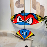 Diều Sáo Lắp Ghép Pull Cacbon .Diều Sáo Mẫu Con Cua từ 1m7 - 2m5 Vải In Nhiệt Cực Nét Có Sẵn Dây Lèo