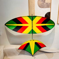 Diều Sáo Lắp Ghép Pull Cacbon .Diều Sáo Hình Xương Cá 1m7 Vải In Nhiệt Cực Nét Có Sẵn Dây Lèo