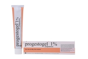 Điều trị đau vú Progestogel 1% Gel 80g